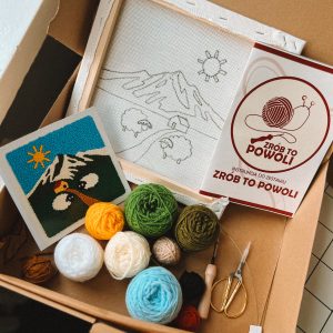 Zestaw punch needle DIY „Góry”