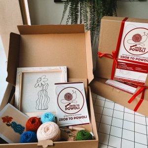 Zestaw punch needle DIY „Kwiatek”
